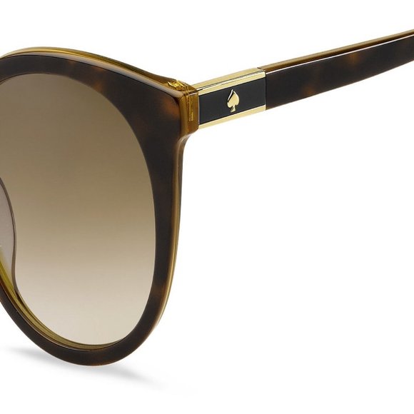 Kate Spade Round Women Havana Metal Frame